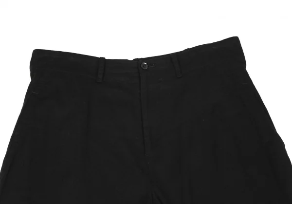ワイズY's コットンサイドベルトパンツ 黒2 K-118897_002