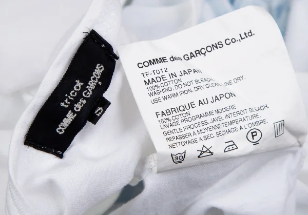 tricot COMME des GARCONS Check Taping T-shirt K-118903_012