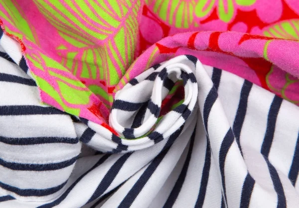 tricot COMME des GARCONS Botanical Print Paste Striped T Shirt K-118904_010