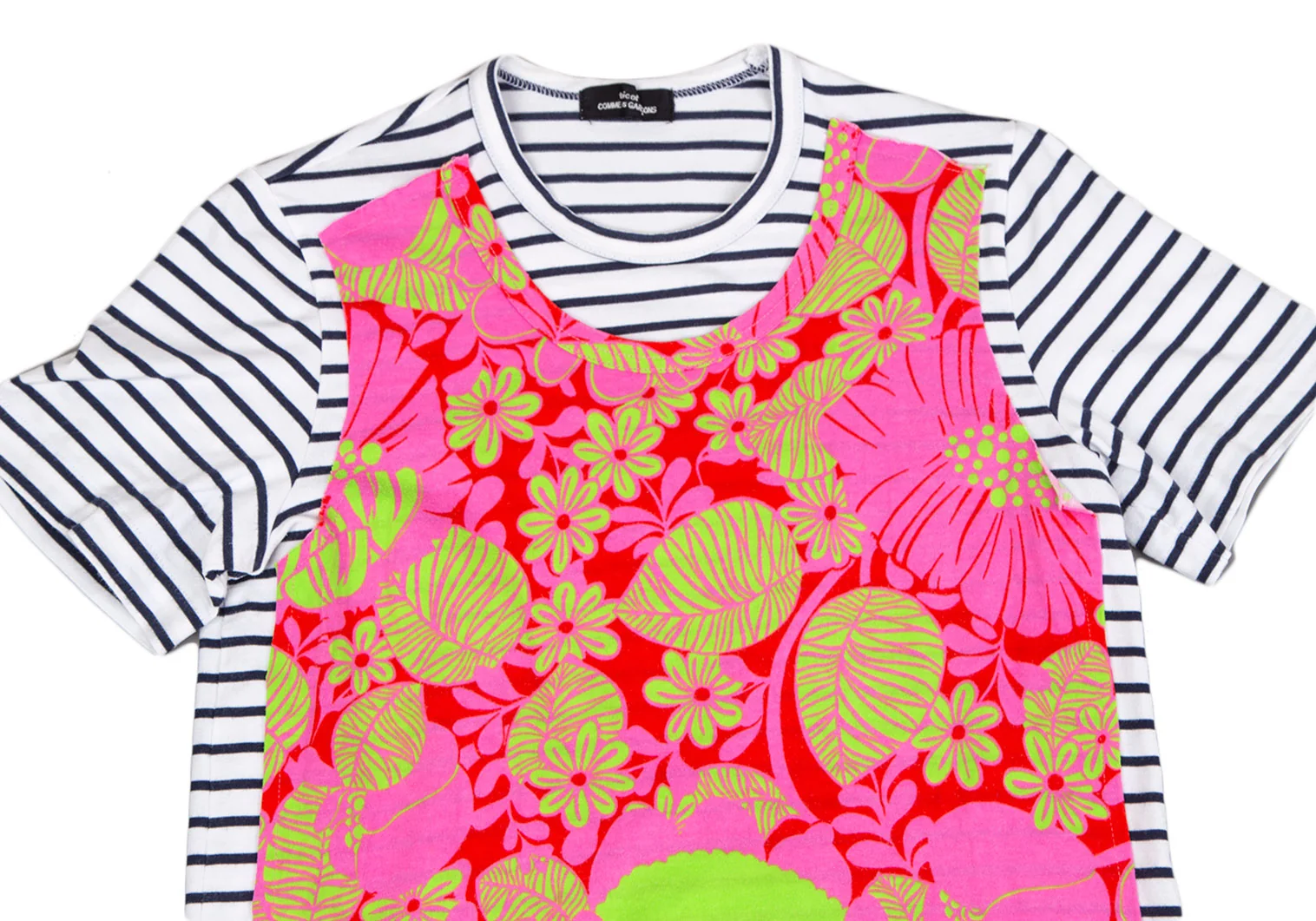tricot COMME des GARCONS ボタニカル ボーダーカットソー tricot COMME des GARCONS ボタニカル ボーダーカットソー