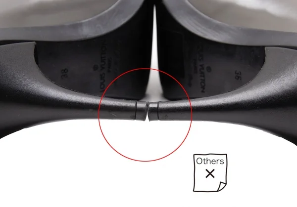 ルイヴィトンLouis Vuitton デザインゴアショートブーツ (24位) グレー黒38 K-118914_011