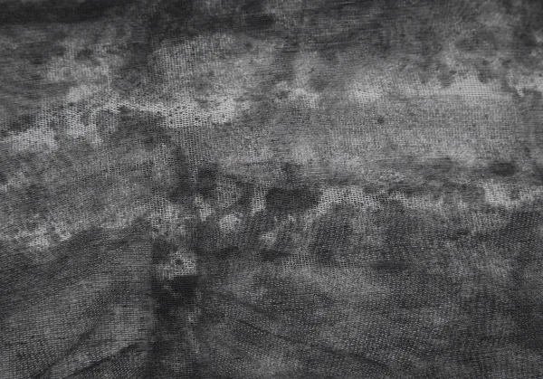 ジャンポールゴルチエ ファムJean Paul GAULTIER FEMME 汚しプリントメッシュフロントギャザーシャツ 黒白40 K-118921_011