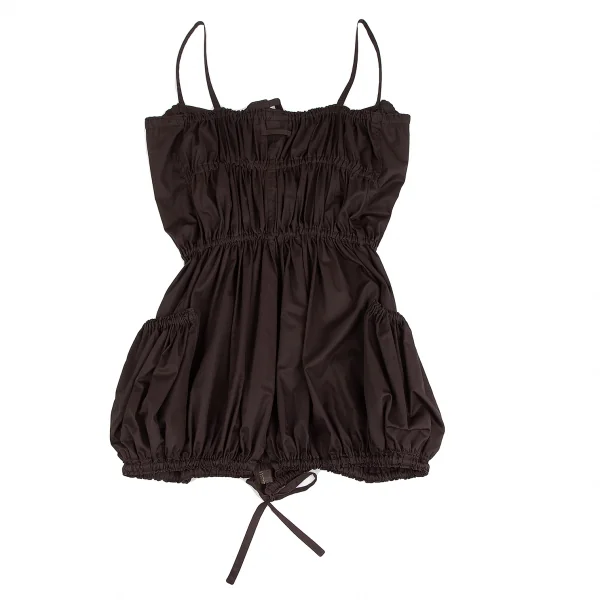 ジャンポールゴルチエ ファムJean Paul GAULTIER FEMME ギャザーデザインボレロキャミソールセット 茶40 K-118930_016