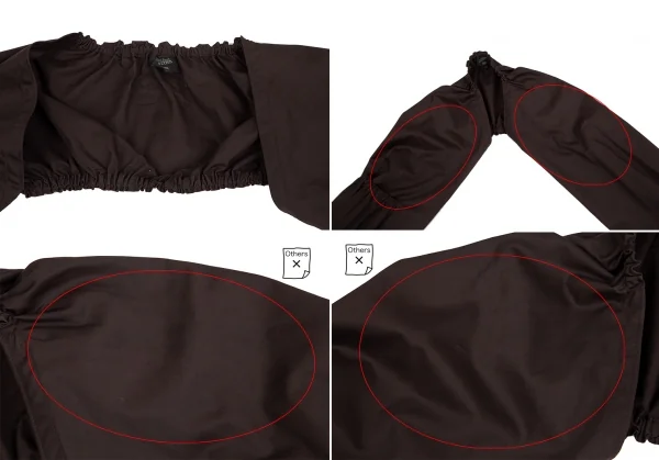 ジャンポールゴルチエ ファムJean Paul GAULTIER FEMME ギャザーデザインボレロキャミソールセット 茶40 K-118930_004