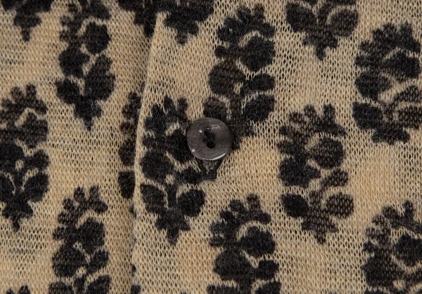 ジャンポールゴルチエ マイユJean Paul GAULTIER MAILLE グラフィックプリントパワーネット切替シャツ マルチL K-118941_005