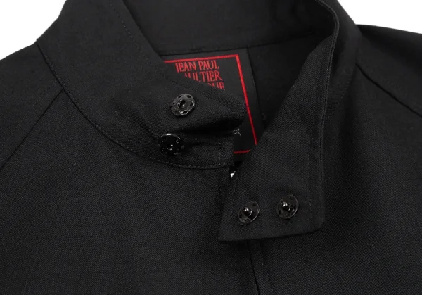 ジャンポールゴルチエ クラシックJean Paul GAULTIER CLASSIQUE ウールハリントンジャケット 黒48 K-118943_003