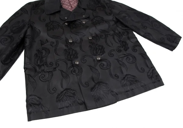 Jean Paul GAULTIER HOMME Quilting Lining Flower Jacquard Coat K-118946_008