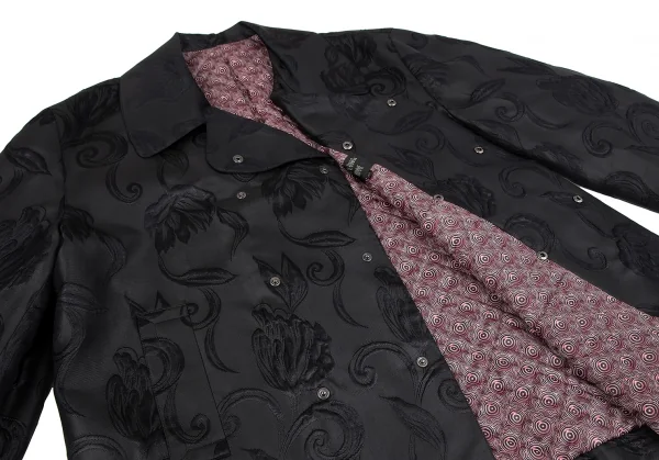Jean Paul GAULTIER HOMME Quilting Lining Flower Jacquard Coat K-118946_010