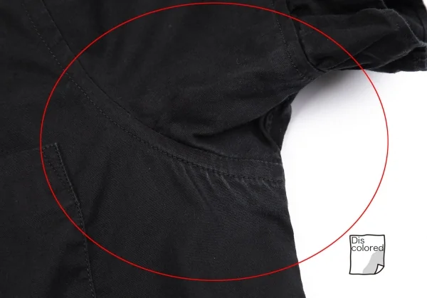 コムデギャルソン シャツ ガールCOMME des GARCONS SHIRT GIRL コットンフリル装飾半袖シャツ 黒M K-118959_005