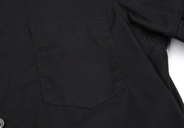 コムデギャルソン シャツ ガールCOMME des GARCONS SHIRT GIRL コットンフリル装飾半袖シャツ 黒M K-118959_009