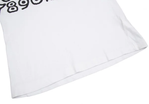 コムデギャルソン×コルソコモ10 Corso Como COMME des GARCONS ニットポケットロゴプリントTシャツ 白S K-118961_010