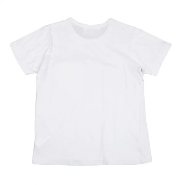 コムデギャルソン×コルソコモ10 Corso Como COMME des GARCONS ニットポケットロゴプリントTシャツ 白S K-118961_012