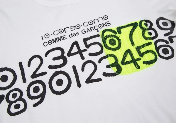 コムデギャルソン×コルソコモ10 Corso Como COMME des GARCONS ニットポケットロゴプリントTシャツ 白S K-118961_006