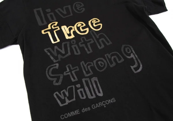 COMME des GARCONS Message Printed T Shirt K-118964_005