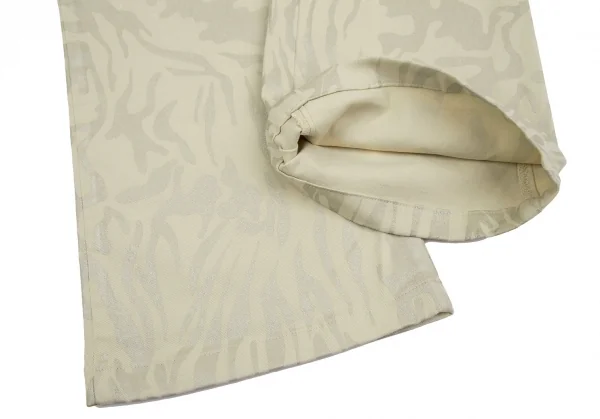 クリツィアジーンズKRIZIA JEANS カモフラプリントパンツフレアパンツ ベージュ29 K-118967_008