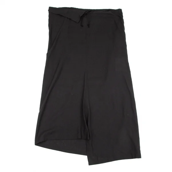 Y's Rayon Linen Waist Shirring Design Skirt K-118977_002