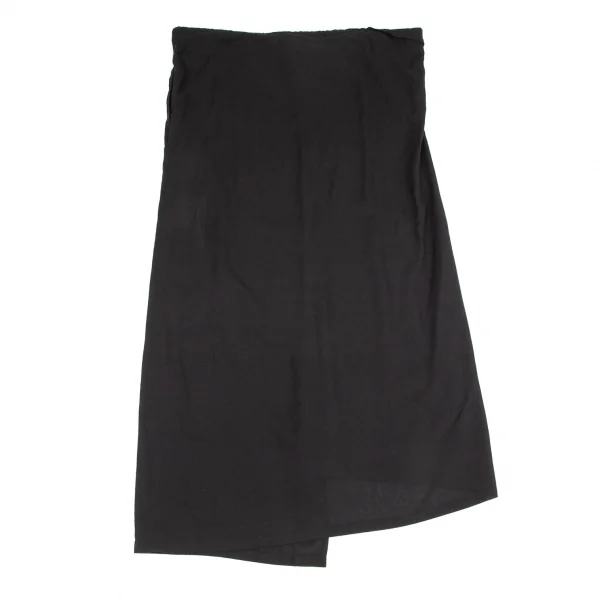 Y's Rayon Linen Waist Shirring Design Skirt K-118977_009
