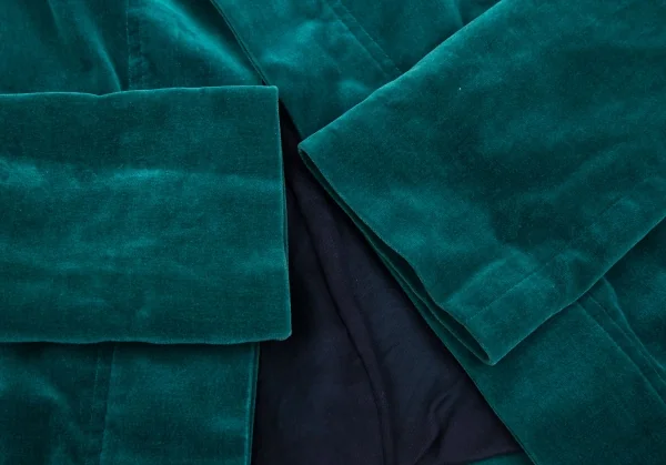 ワイズビスリミY's bis LIMI ベロアピン留めデザインジャケット エメラルドS K-118981_008