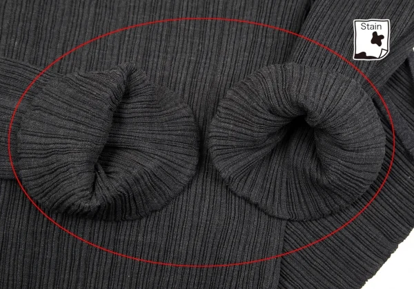 イッセイミヤケ フェットISSEY MIYAKE FETE プリーツドレープデザインジャケット チャコール2 K-118986_007