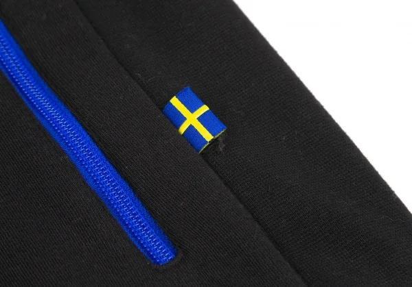 ポロラルフローレンPOLO RALPH LAUREN ビッグポニー刺繍スウェーデンワッペンスウェットトラックジャケット 黒M K-118988_012