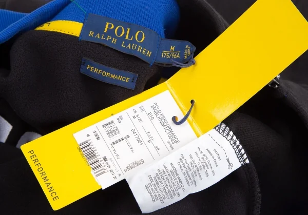 ポロラルフローレンPOLO RALPH LAUREN ビッグポニー刺繍スウェーデンワッペンスウェットトラックジャケット 黒M K-118988_019