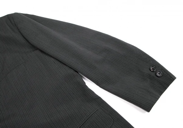 ワイズフォーメンY's for men  ポリシルク背抜きストライプ3Bジャケット チャコールM K-119018_006