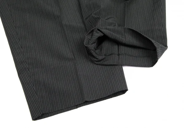 ワイズフォーメンY's for men ポリシルクストライプテーパードパンツ チャコールLL K-119019_008