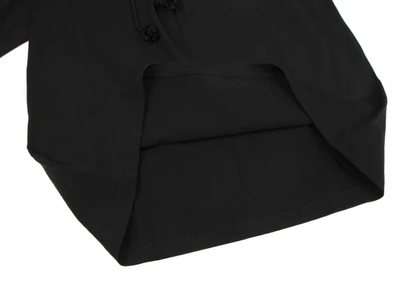 サイトs'yte レースアップビッグTシャツ 黒3 K-119066_010