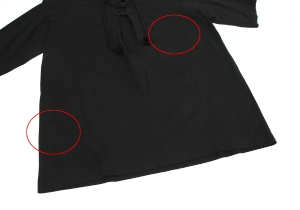 サイトs'yte レースアップビッグTシャツ 黒3 K-119066_007