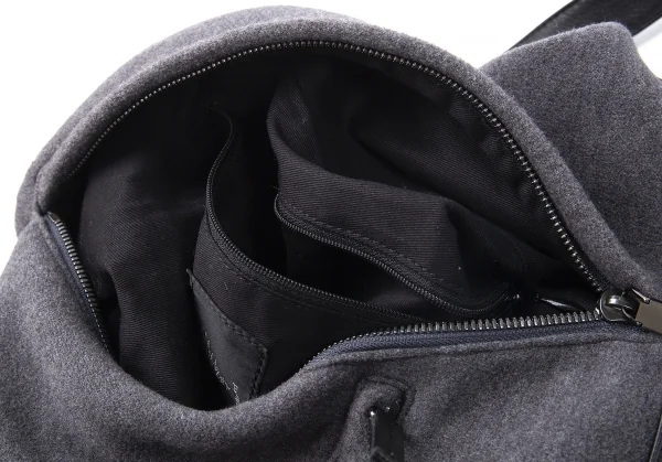 Yohji yamamoto discord Leather Switch BackPack K-119081_010