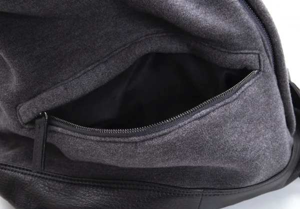 Yohji yamamoto discord Leather Switch BackPack K-119081_007