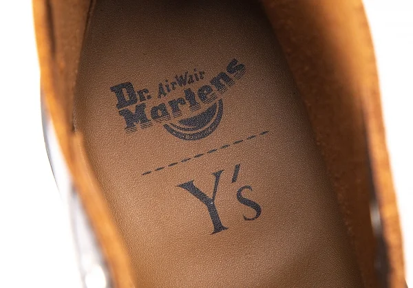 新品!ワイズ×ドクターマーチンY's× Dr Martens 101 バックジップ6ホールブーツ UK5 黒黄UK5(24位) K-119084_014