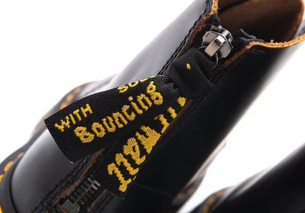 新品!ワイズ×ドクターマーチンY's× Dr Martens 101 バックジップ6ホールブーツ UK5 黒黄UK5(24位) K-119084_004