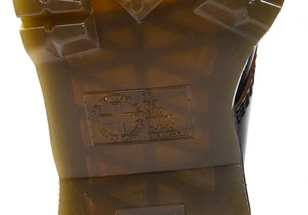 新品!ワイズ×ドクターマーチンY's× Dr Martens 101 バックジップ6ホールブーツ UK5 黒黄UK5(24位) K-119084_007