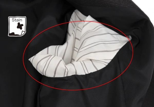 セオリーTheory ピンストライプウールジャケット 黒2 K-119087_011