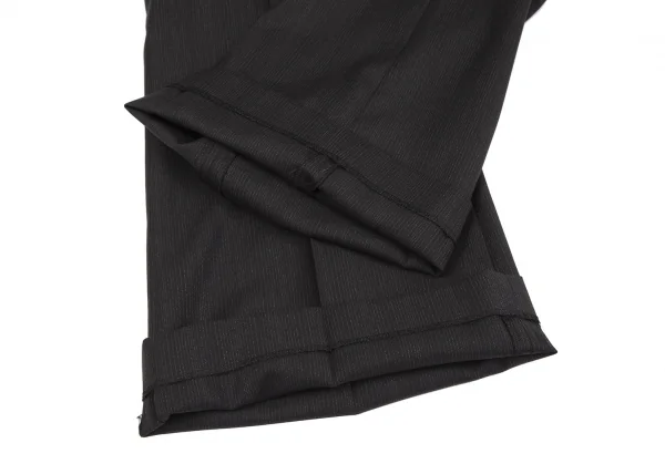 セオリーTheory ピンストライプウールセットアップスーツ 黒2・4 K-119089_014