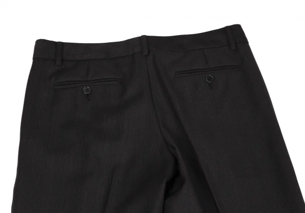 セオリーTheory ピンストライプウールセットアップスーツ 黒2・4 K-119089_016