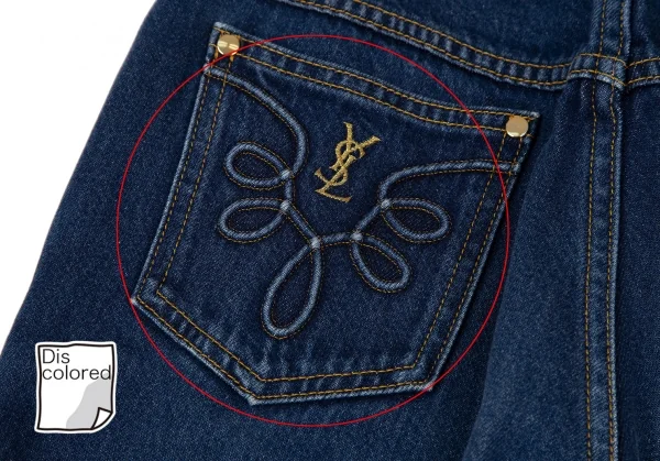 Yves Saint Laurent Cassandra Embroidery Jeans K-119090_003