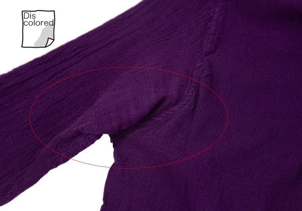 ISSEY MIYAKE me Wrinkle Cotton Cardigan K-119092_006