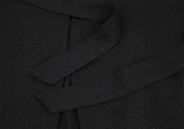 シップスSHIPS ノーカラーポリコート 黒36 K-119105_008