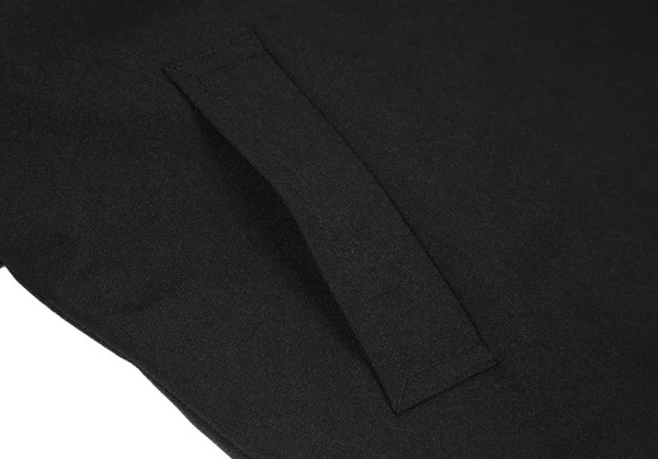 シップスSHIPS ノーカラーポリコート 黒36 K-119105_009