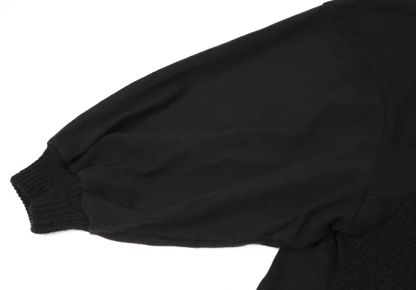 Y's Knit Switching Asymmetry Poncho Top K-119110_005