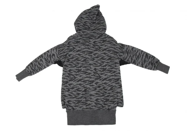 ヴィヴィアンウエストウッド レッドレーベルVivienne Westwood Red Label レオパードジャガードニットフードワンピース グレー2 K-119113_012