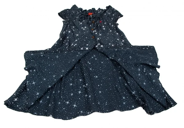ヴィヴィアンウエストウッド レッドレーベルVivienne Westwood Red Label ミルキーウェイプリントワンピース 紺1 K-119119_012