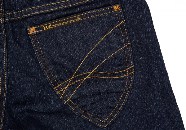 ヴィヴィアンウエストウッド アングロマニアVivienne Westwood ANGLOMANIA×Lee 裏スクイグルプリントデニムショートパンツ インディゴXXS K-119131_011