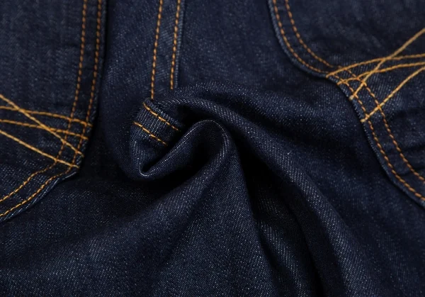 ヴィヴィアンウエストウッド アングロマニアVivienne Westwood ANGLOMANIA×Lee 裏スクイグルプリントデニムショートパンツ インディゴXXS K-119131_012