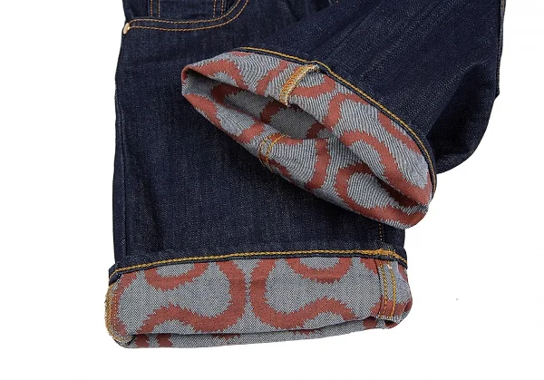 ヴィヴィアンウエストウッド アングロマニアVivienne Westwood ANGLOMANIA×Lee 裏スクイグルプリントデニムショートパンツ インディゴXXS K-119131_008