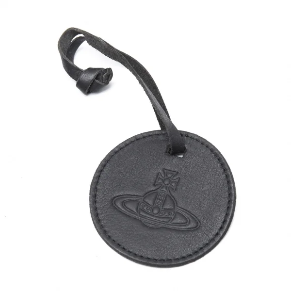 ヴィヴィアンウエストウッドVivienne Westwood オーブ型押しレザーショルダーバッグ 黒 K-119133_011