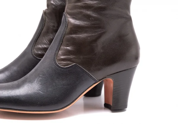 ヴィヴィアンウエストウッドVivienne Westwood ボリュームニーハイブーツ 焦げ茶35(22.5位) K-119138_005