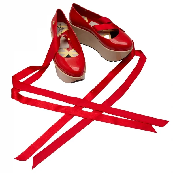 Vivienne Westwood melissa Rockin' horse ballerina Shoes Red US About 5 K-119143_001